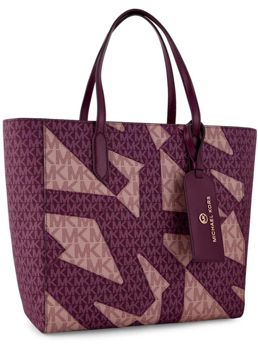 MICHAEL Michael Kors Sinclair Large East/West Grab Tote - Dark Berry Multi